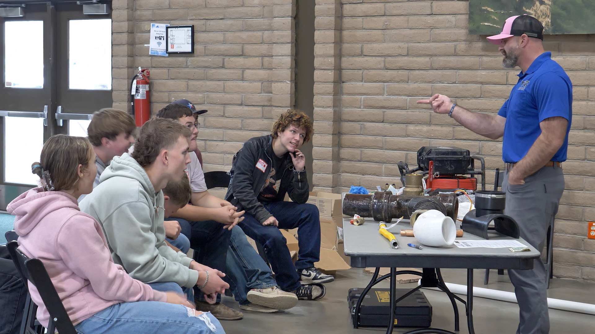 High School Students Explore Careers in Building Trades